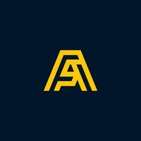 AF logo shape letter vector