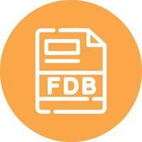 FDB Creative Icon Design vector