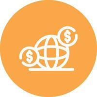 Offshore Banking Creative Icon Design vector