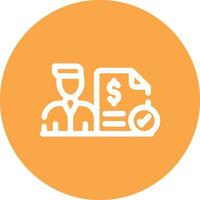 Dealer Invoice Creative Icon Design vector