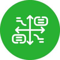 Grid Matrix Creative Icon Design vector
