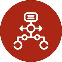 Horizontal Hierarchy Creative Icon Design vector