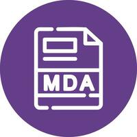 MDA Creative Icon Design vector