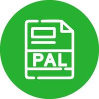 PAL Creative Icon Design vector