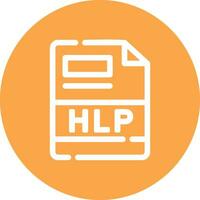 HLP Creative Icon Design vector