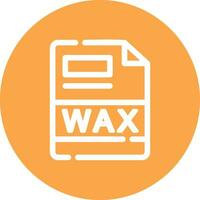 WAX Creative Icon Design vector