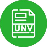 unv creativo icono diseño vector