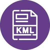 KML Creative Icon Design vector