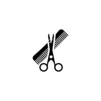 barbería icono vector diseño plantillas