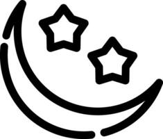 diseño de icono creativo de luna vector