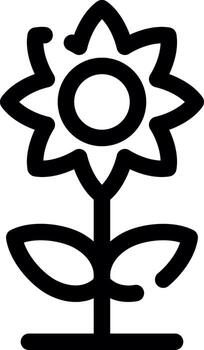 diseño de icono creativo de girasol vector