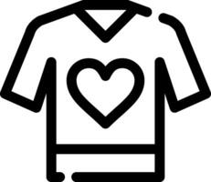 diseño de icono creativo de camisa vector