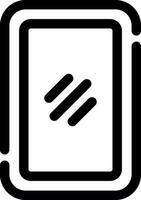 Mirror Creative Icon Design vector