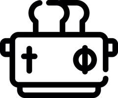 Toaster Creative Icon Design vector
