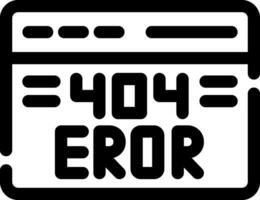 Diseño de icono creativo de error 404 vector