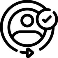 Retention Customer Creative Icon Design vector