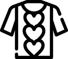 diseño de icono creativo de camisa vector