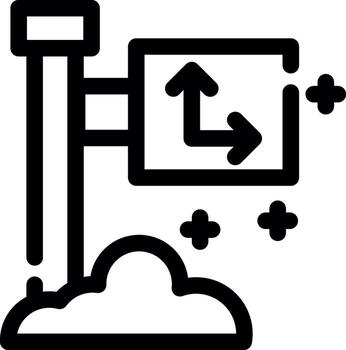 diseño de icono creativo de puntero vector