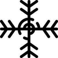 diseño de icono creativo de copo de nieve vector