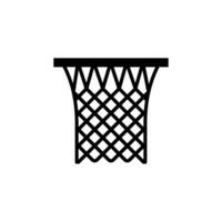 baloncesto red icono vector diseño plantillas