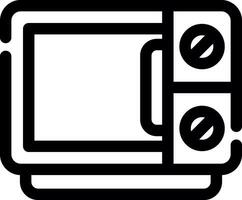 Microwave Creative Icon Design vector