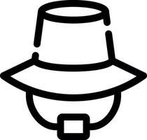 diseño de icono creativo de sombrero vector