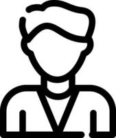 Man Creative Icon Design vector
