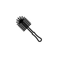 baño cepillo icono vector diseño plantillas