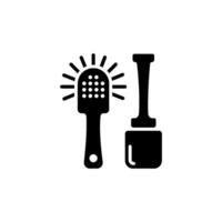 bathroom brush icon vector design templates