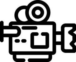 Video Camera Creative Icon Design vector