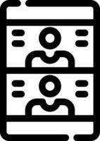Videocall Creative Icon Design vector