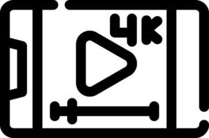 diseño de icono creativo de transmisión de video vector