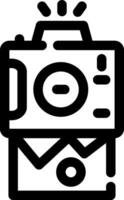 Instant Camera Creative Icon Design vector