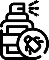 Spray Bottle Creative Icons Design vector