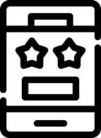 Customer Review Creative Icon Design vector