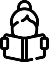 Reading Creative Icon Design vector