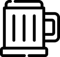 Pint Of Beer Creative Icon Design vector