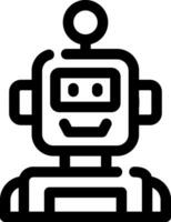 Bot Creative Icon Design vector