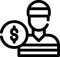 Theft Creative Icon Design vector