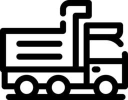 Dump Truck Creative Icon Design vector