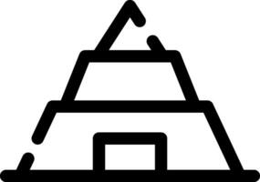 Pyramid Creative Icon Design vector