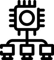 Intelligent Control Creative Icon Design vector