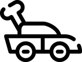 Car Toy Creative Icon Design vector