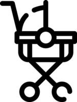 Stroller Creative Icon Design vector