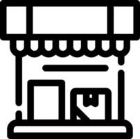 tienda de diseño de iconos creativos vector