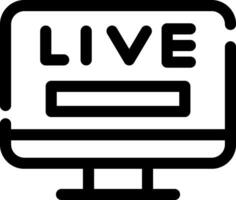 Live TV Creative Icon Design vector
