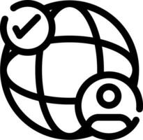 Foreigner Friendly Creative Icon Design vector