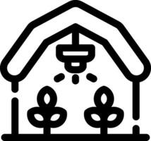 Greenhouse Creative Icon Design vector