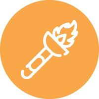 Torch Creative Icon Design vector