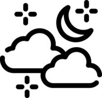 Cloudy Weather Creative Icon Design vector